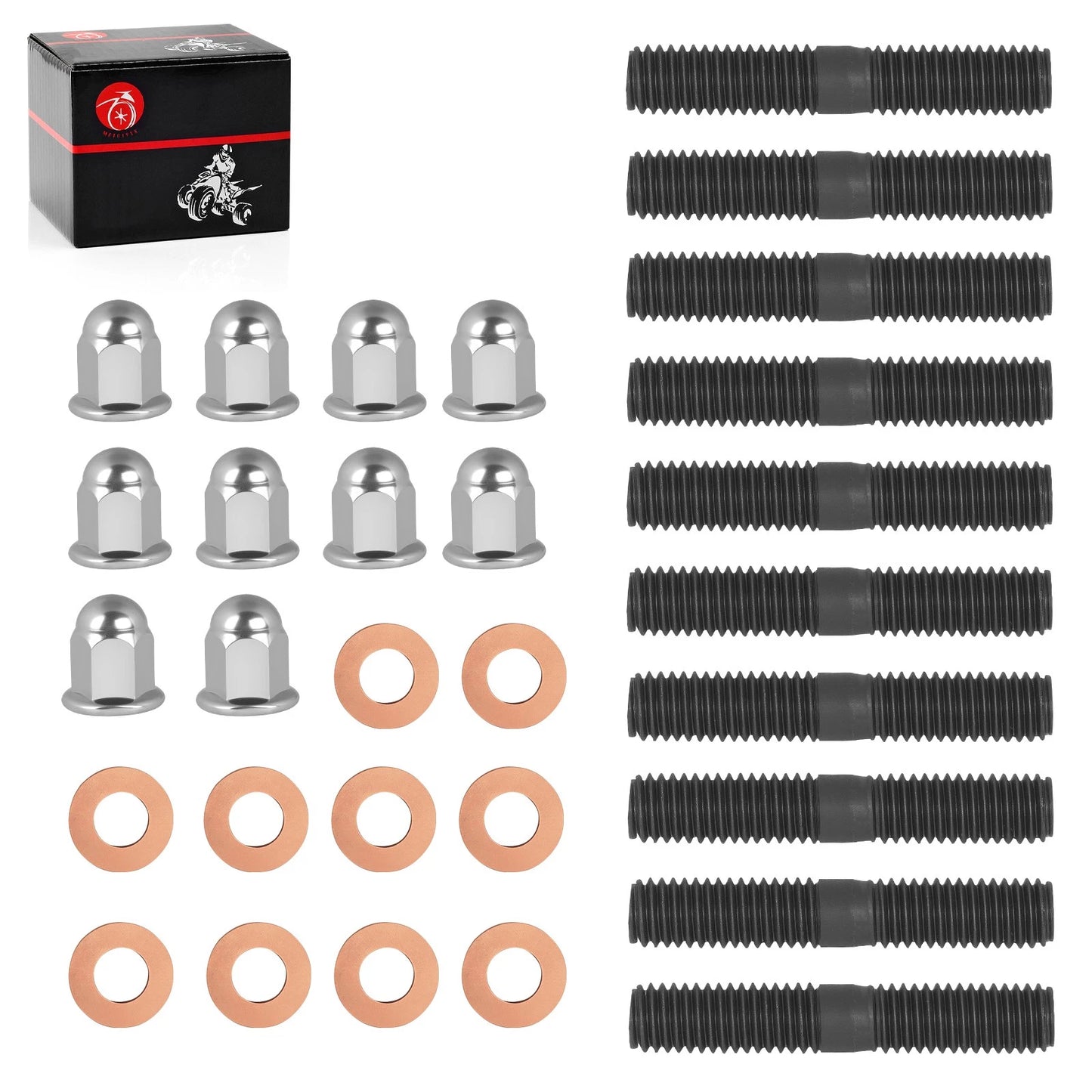 Cylinder Head Stud Kit for Yamaha Banshee 350 YFZ350 (1987-2006)