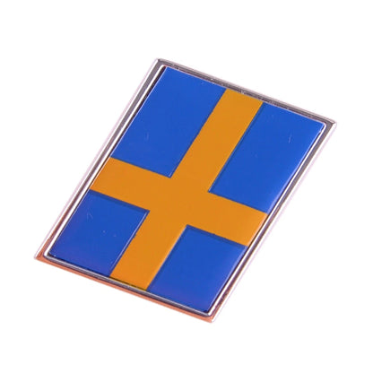 Sweden Flag Emblem Badge Sticker for Volvo V60 C40 S60 XC60 S90 (2011-2023)