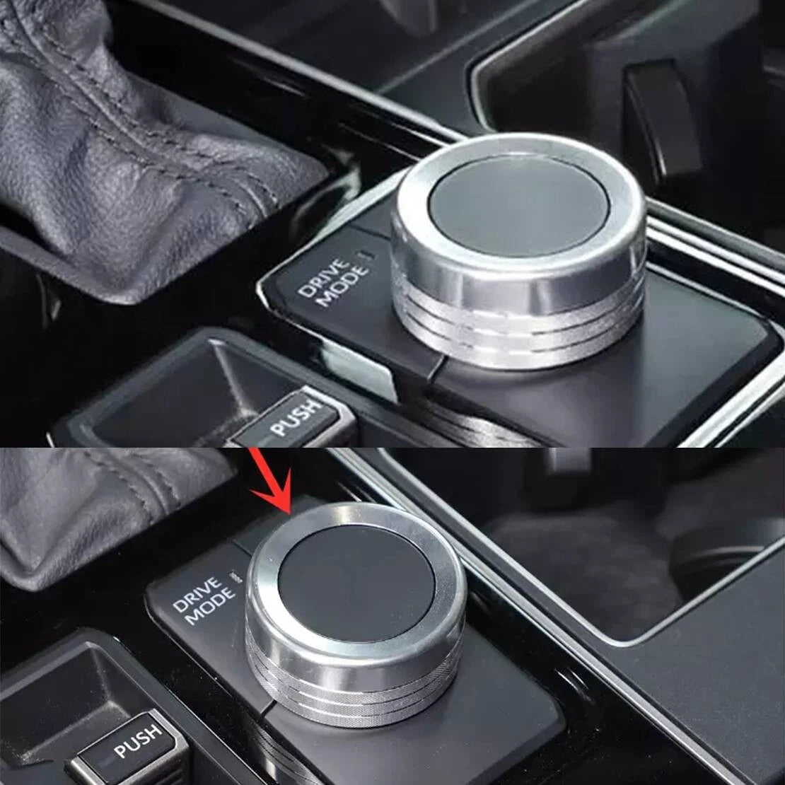 DRIVE MODE Adjust Knob Ring Cover Trim for 2022-2024 Toyota Tundra
