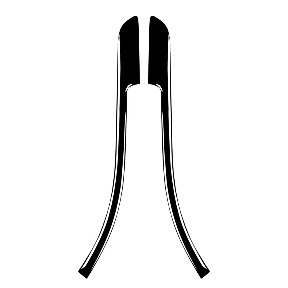 Piano Black Rearview Mirror Anticollision Strip Cover for Audi A4 B9 S4 RS4