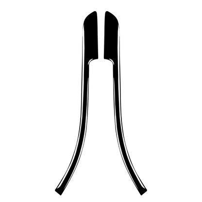Piano Black Rearview Mirror Anticollision Strip Cover for Audi A4 B9 S4 RS4