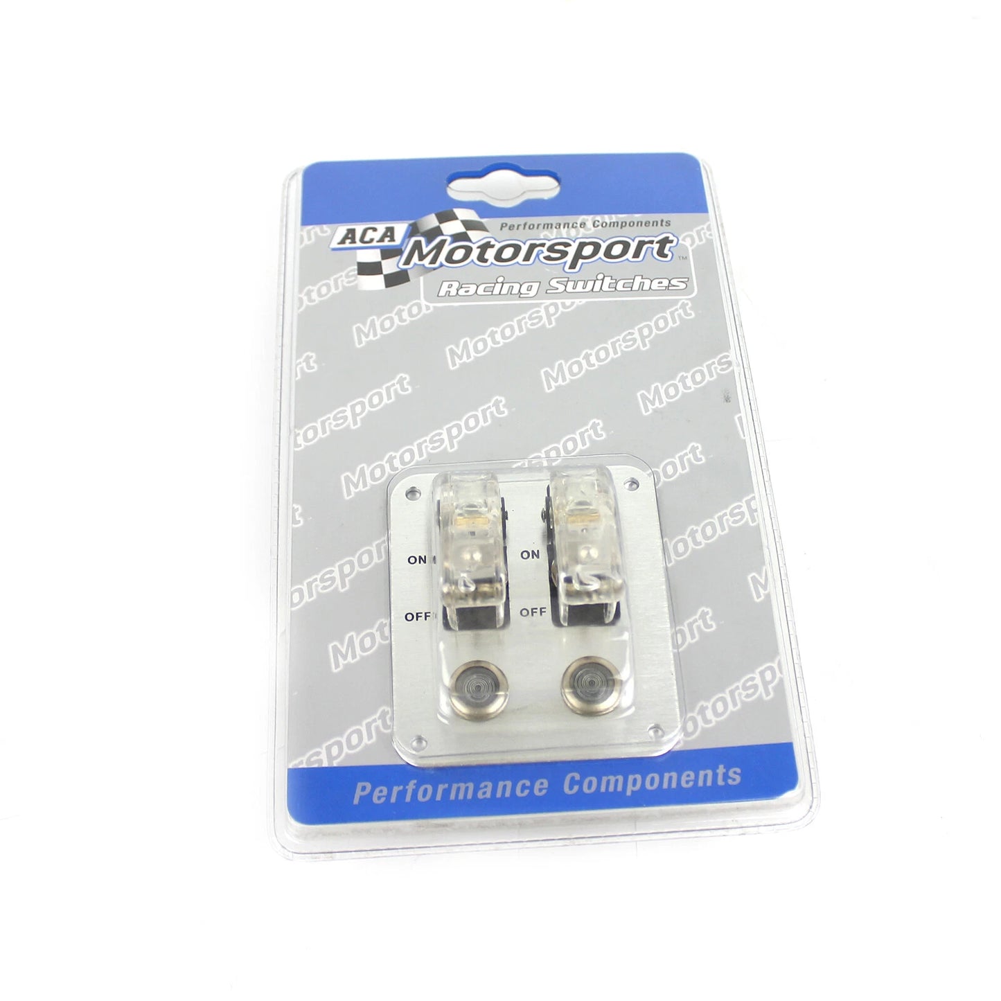 Clear 12V Twin Race Switch w/Light for ACA Motorsports