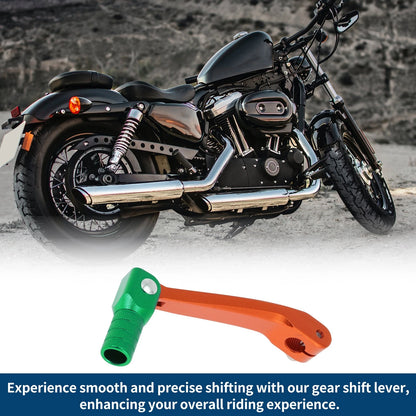 Folding Shifter Lever for Honda CRF150F (2003-2017) - Orange Green