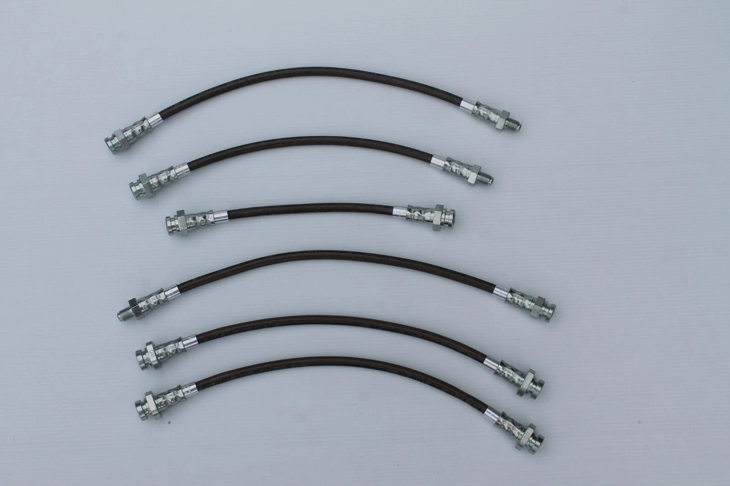 Braided Brake Hose Set (6) for Nissan 280ZX Series II (1983-1984)