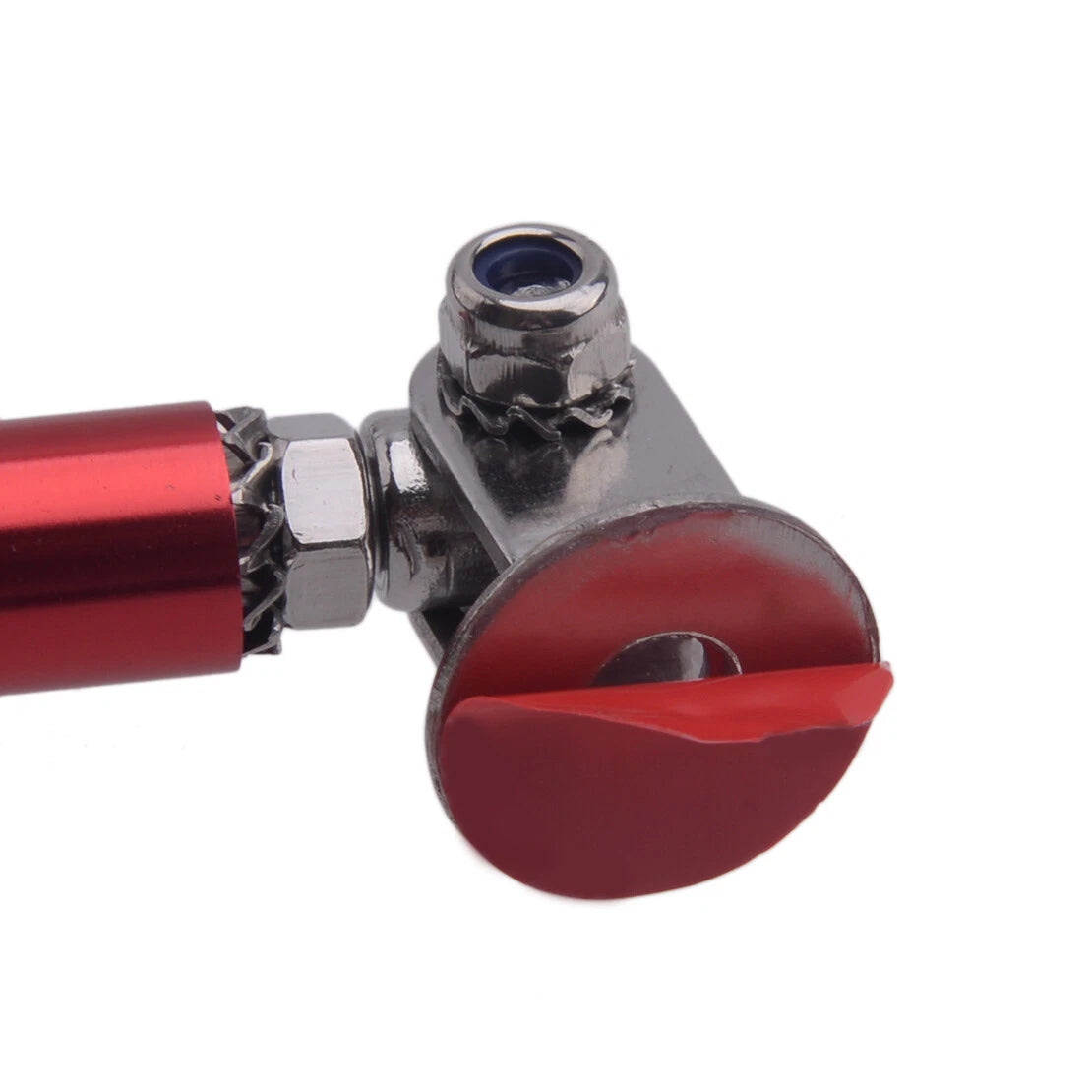Universal Red Bumper Lip Splitter Strut Rod Support Tie Bar 8-10"