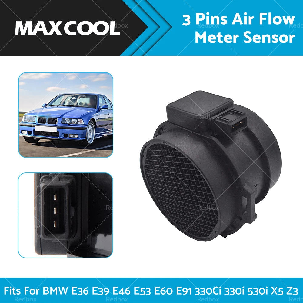 Mass Air Flow Meter MAF Sensor for BMW E36 E39 E46 E53 E60 E91 X5 Z3 (1992-2006)