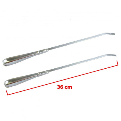 Windshield Wiper Arm Chrome L+R (RHD Fits Mazda 1300 Familia Pickup 1991-90 D07
