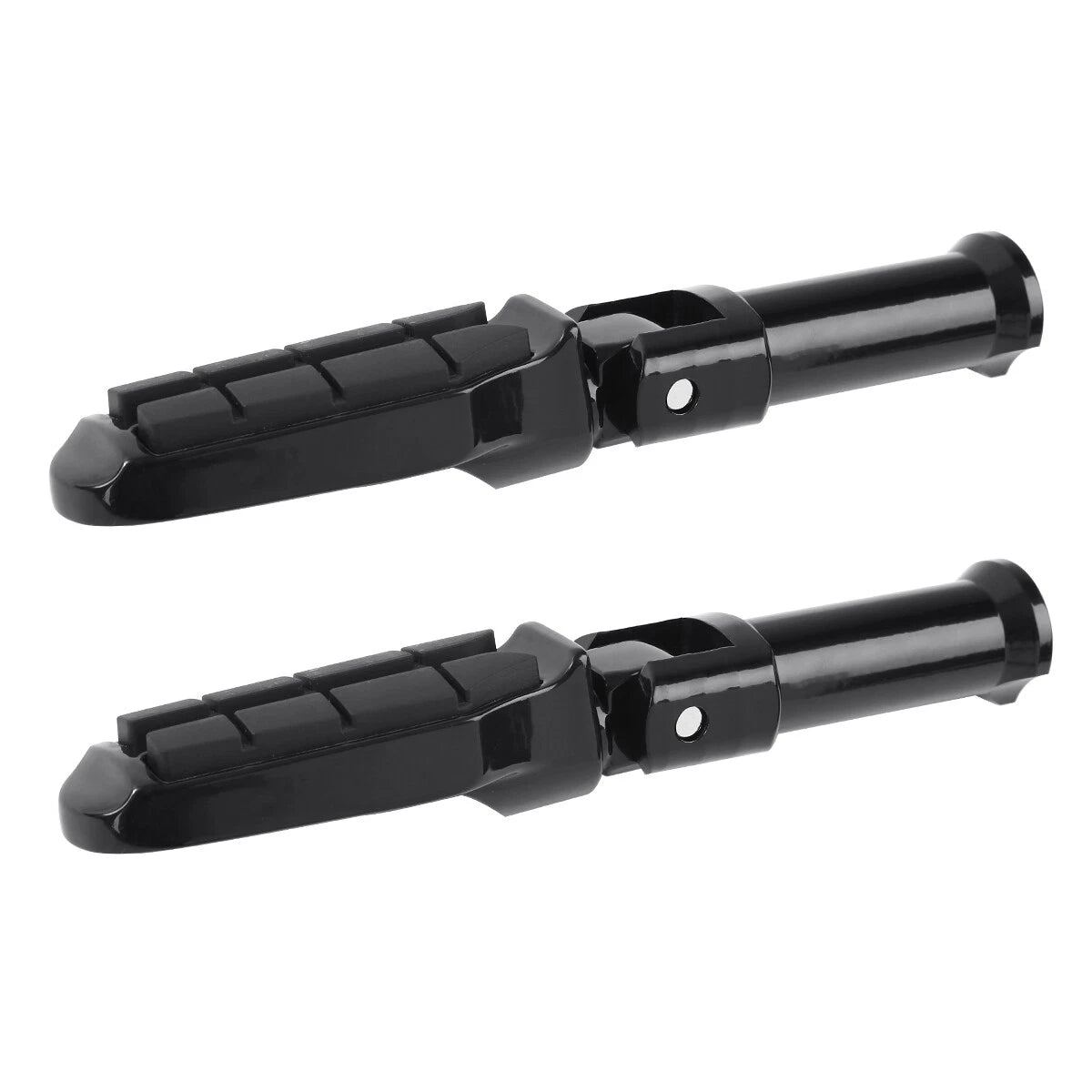 Black Rear Passenger Foot Pegs for Harley Softail Standard Low Rider (2018-2025)