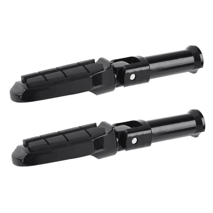 Black Rear Passenger Foot Pegs for Harley Softail Standard Low Rider (2018-2025)