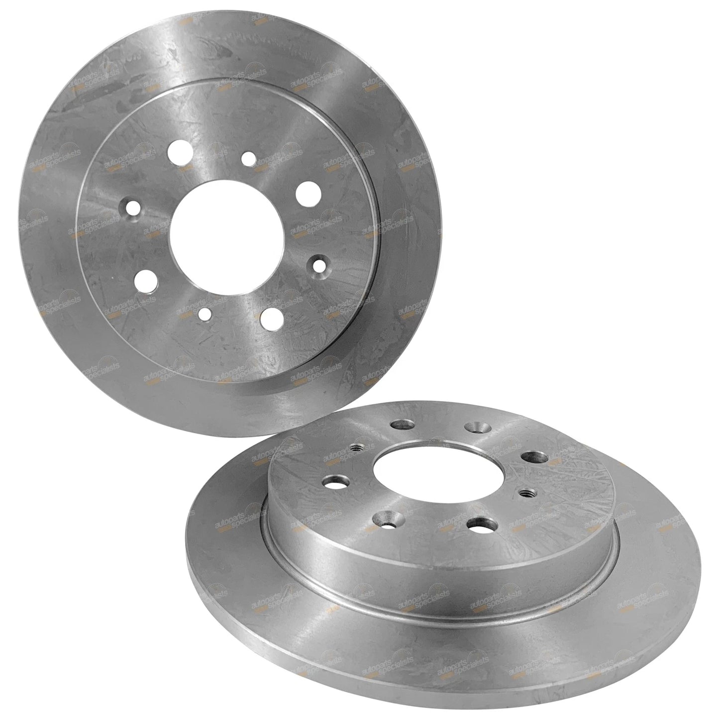 Rear Disc Rotors Pair 4 cyl 1.6L for Honda Civic EH Sedan (1991-1993)