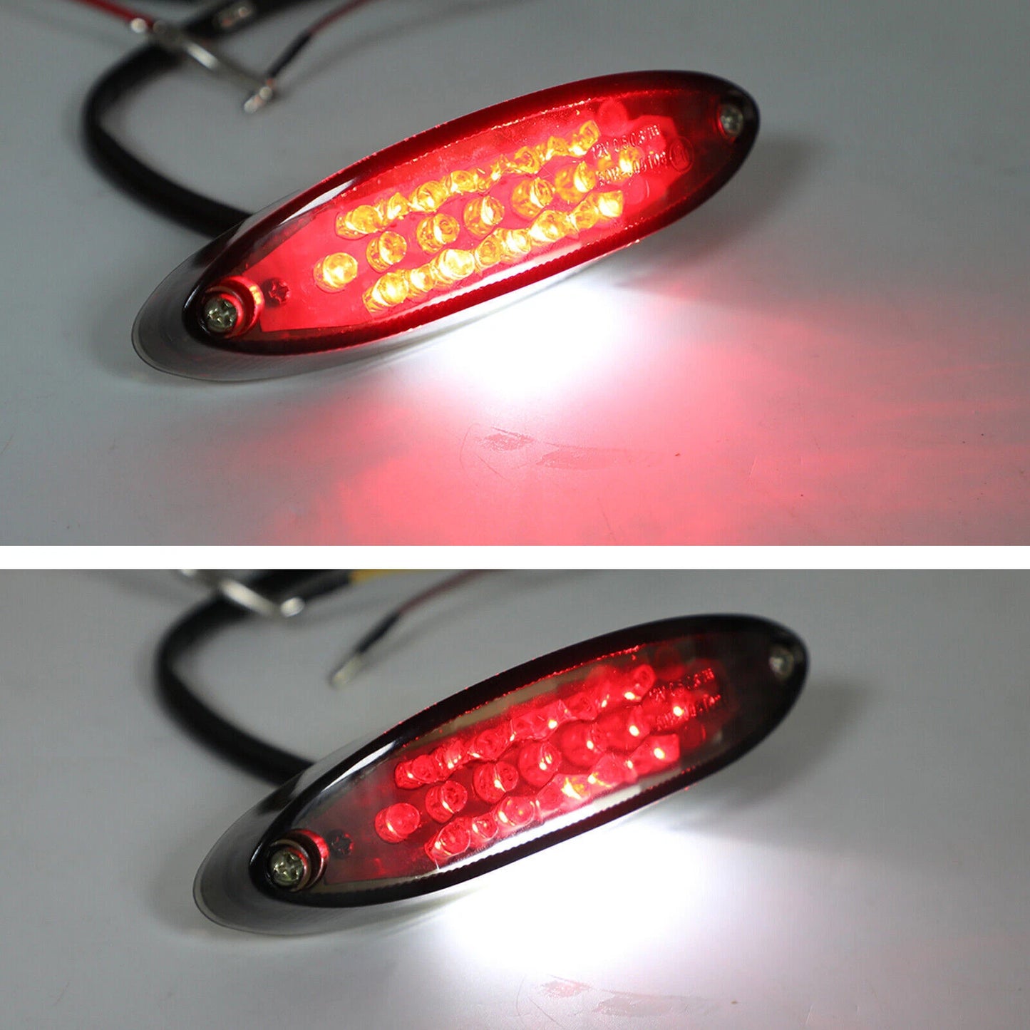 Smoke Lens Tail Light for Motorcycle Universal