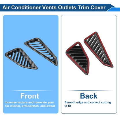 Air Condition Outlet Vent Trim Cover Frame Black for Toyota Corolla