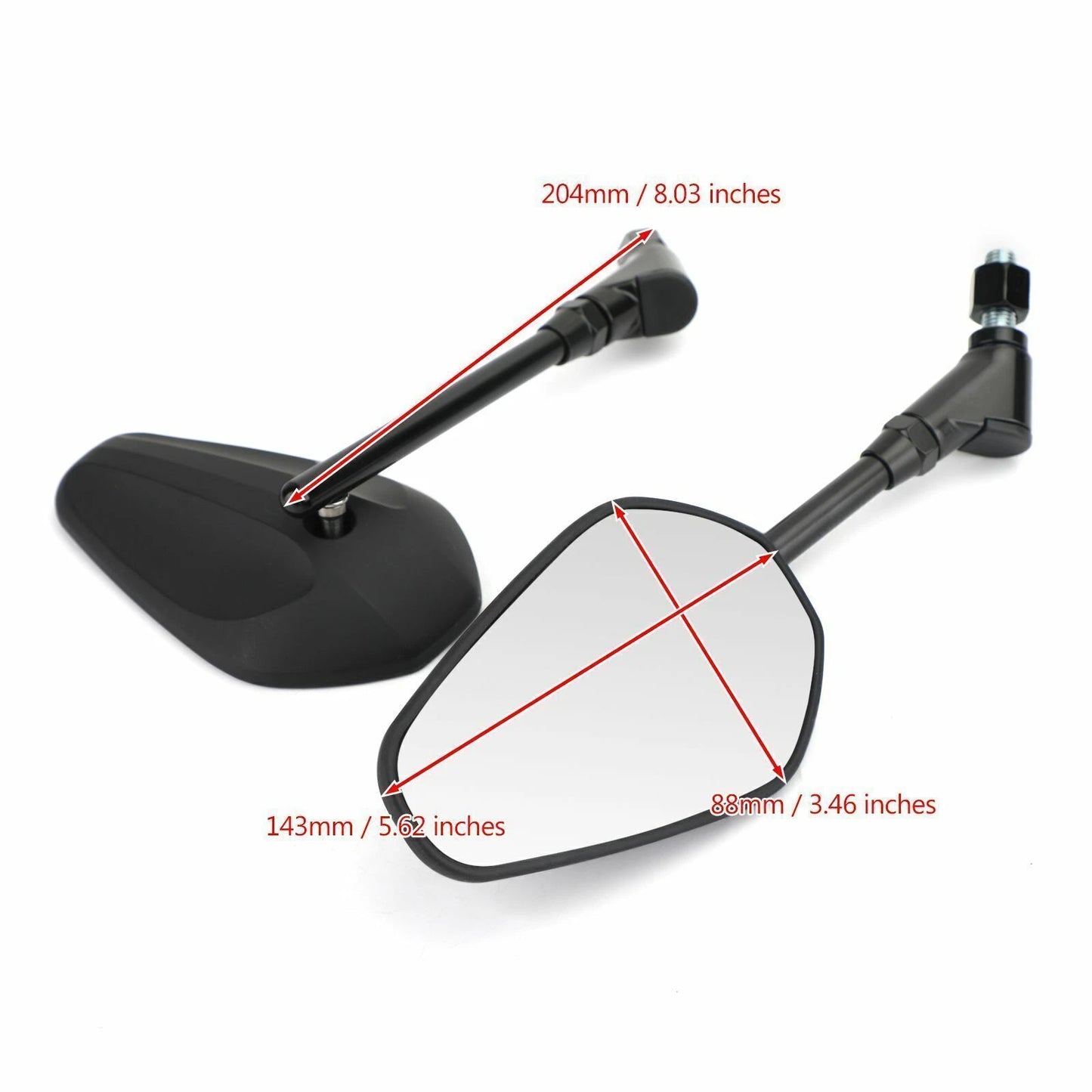 Rear View Mirror M10 for Quad Motorcycle ATV Buggy Moped Scooter