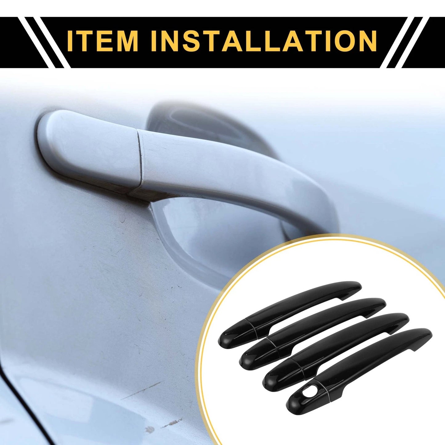 4pcs Exterior Door Handle Cover for Toyota 4Runner (2003–2010)