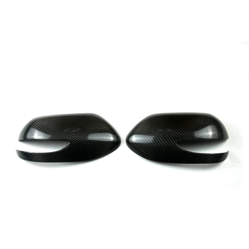 Real Carbon Fiber Stick-on Side Mirror Cover Caps for Subaru Legacy 2004-2008