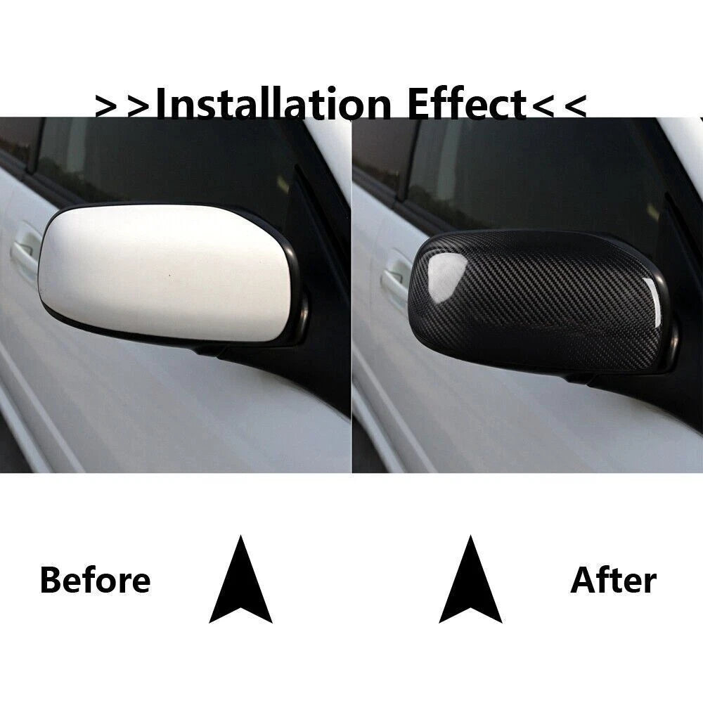 Carbon Fiber Rearview Mirror Cover Caps for Subaru Impreza (2004-2007) 2 x