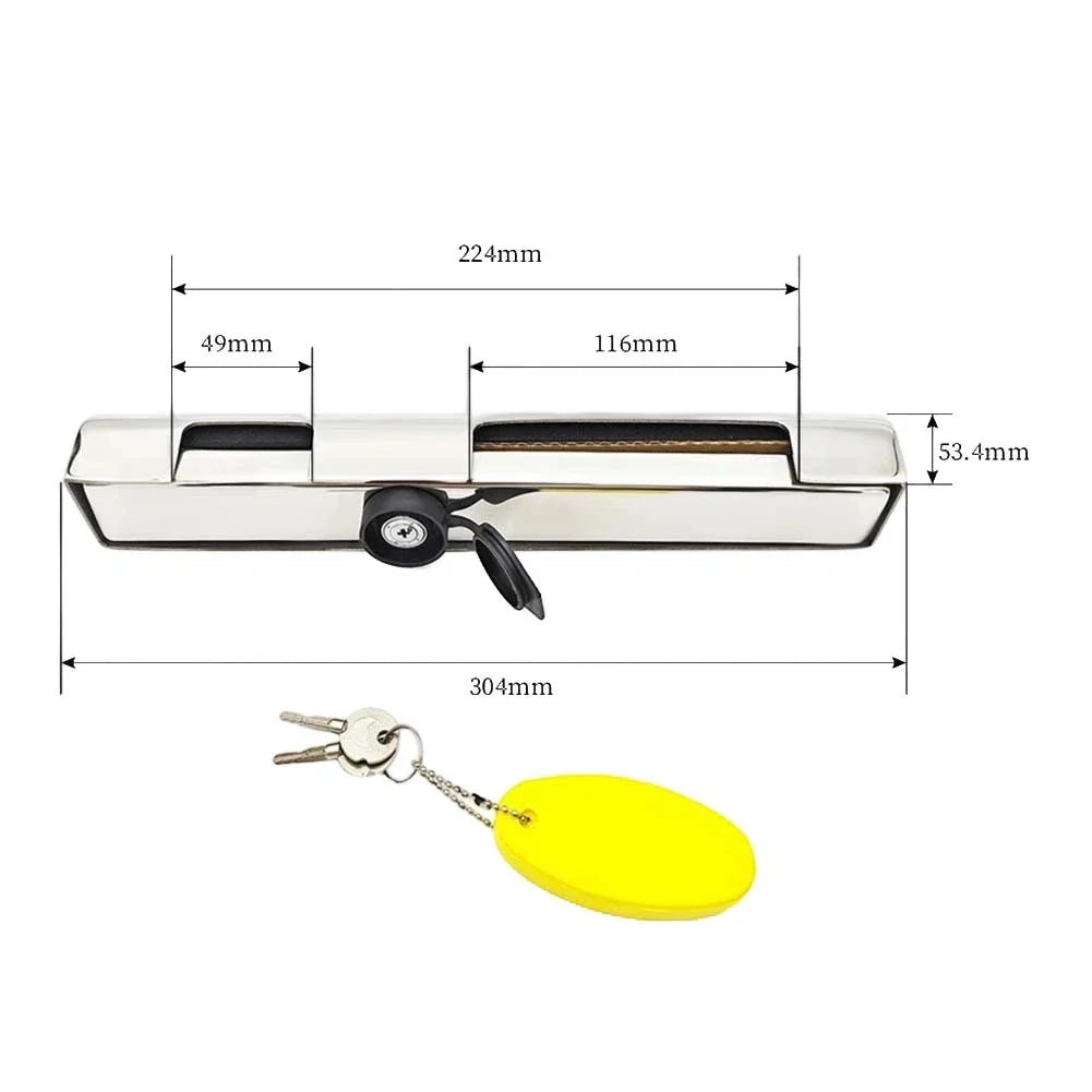 Heavy Duty Outboard Motor Lock Stainless Steel for Marine Engines