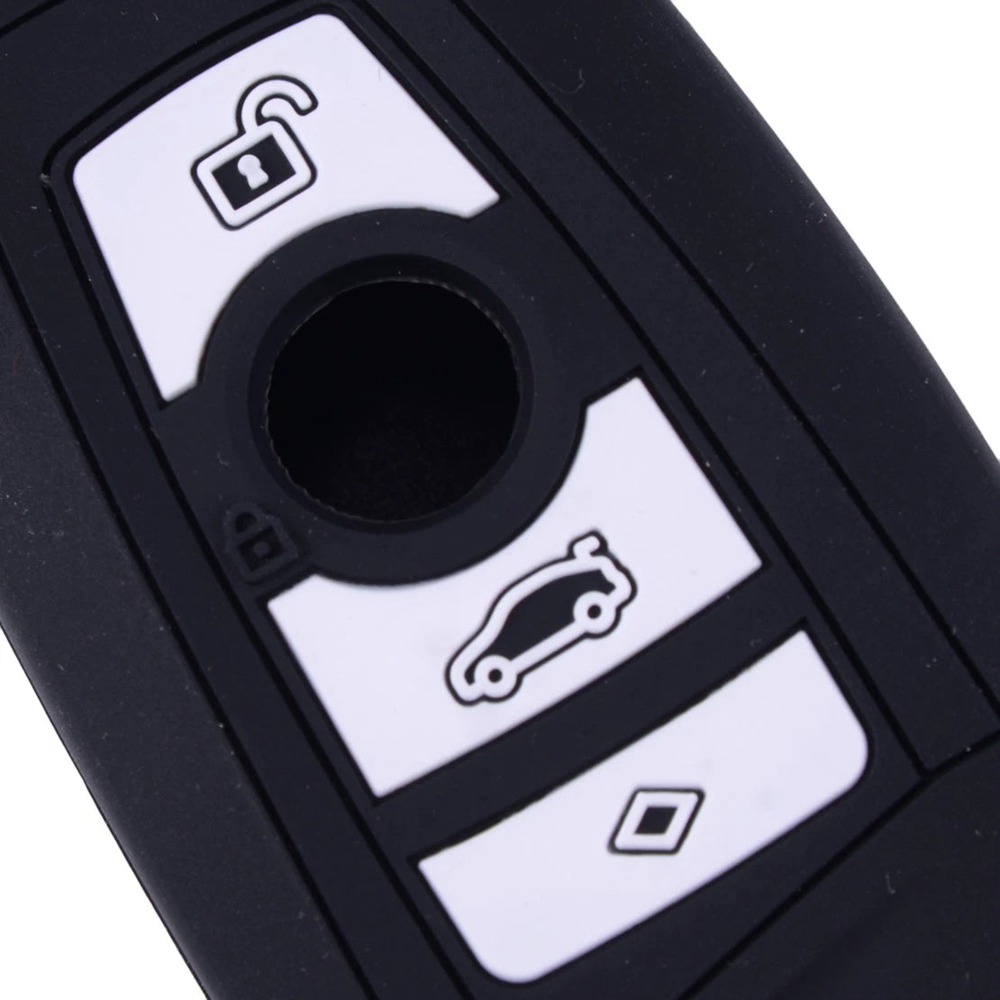 Key Case Cover for BMW 3 Button Silicone Keyless Key (2012-2019)