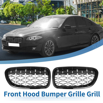 Front Hood Bumper Grille for BMW 528i 535i 550i xDrive F10 (2011-2016)