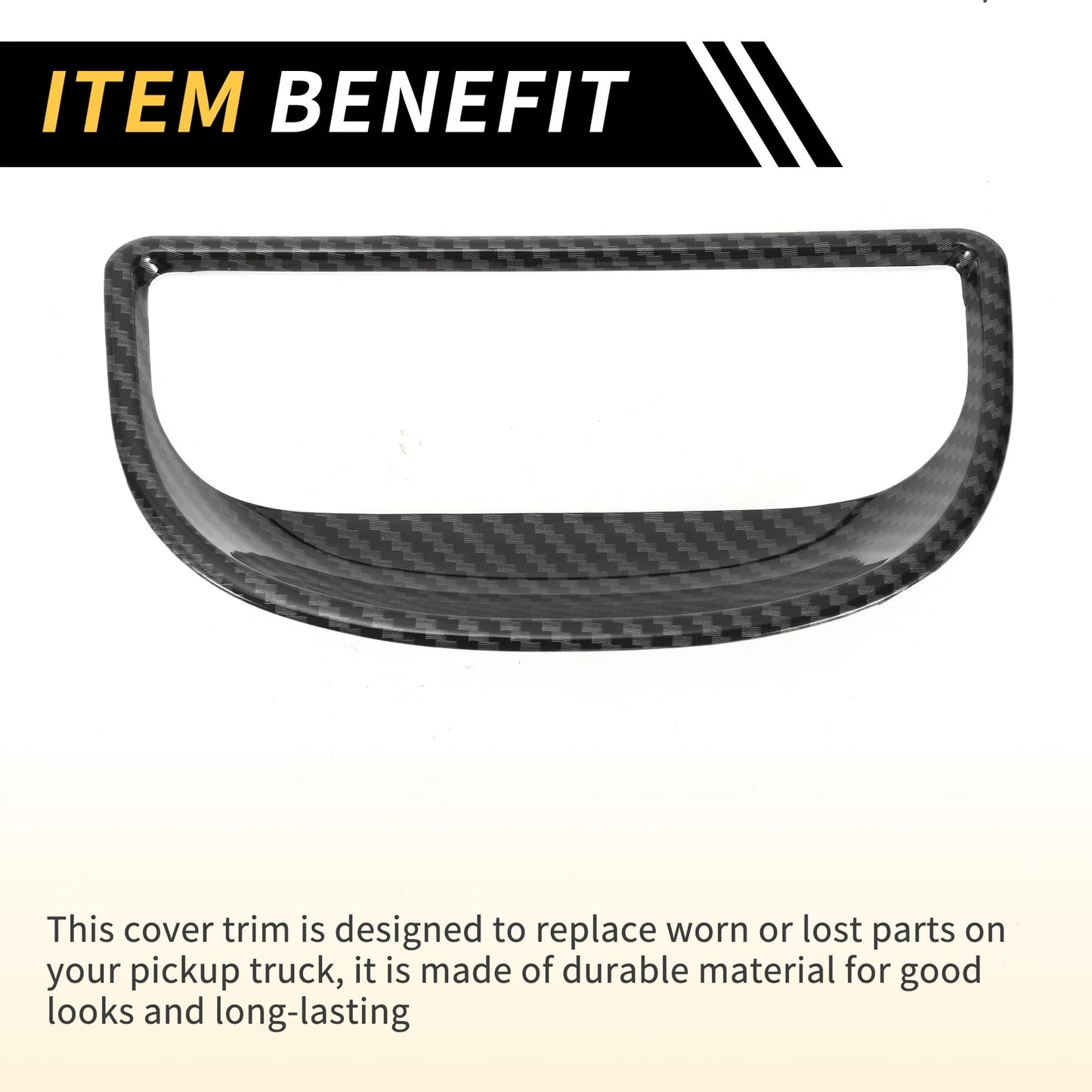 Glove Box Handle Switch Cover Trim for Jeep Wrangler JK (2007-2017) Black
