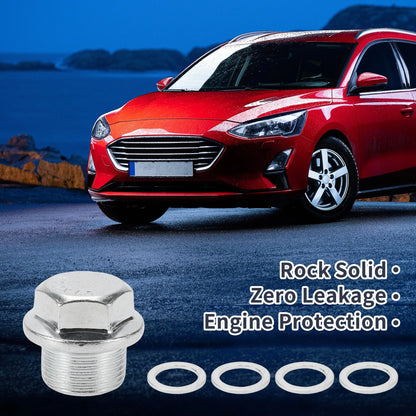 1.08" Height Engine Oil Drain Plug W/Gasket for Car Motorcycle