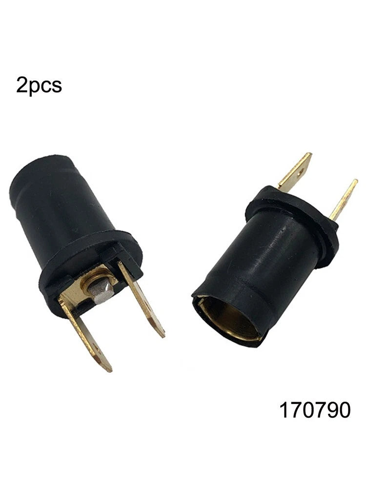 2 x Side Light Bulb Holder for Ba9s 989/233 Car Bulb Plastic