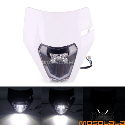 LED Headlight Lamp for CRF150F 230F WR YZF FE EXC SXF Enduro (2003-2023)