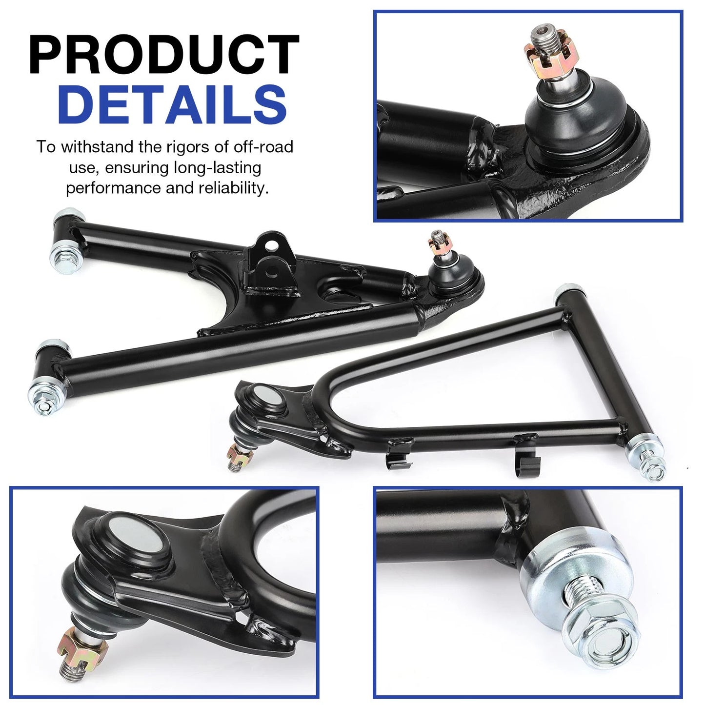 Control A-Arm Kit for Yamaha Banshee 350 YFZ350 1987-2006 Front Upper/Lower