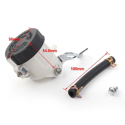Brake Fluid Oil Reservoir w/ Bracket for Suzuki SV650 SV1000 GSX-R750 (2003-2008)