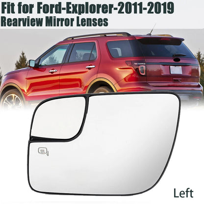 Heated Left Side Wing Mirror Glass for 2011-2019 Ford Explorer (2011-2019)