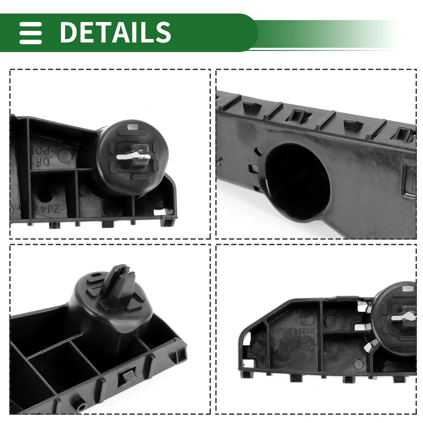 Right Front Bumper Retainer Bracket for Nissan Sentra (2013-2019)