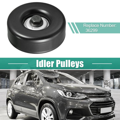 Idler Pulley for Chevrolet with Bolt, Dust Shield, Spacer