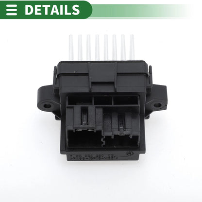 HVAC Blower Motor Resistor for Ford Mondeo (2013) - Black Silver Tone
