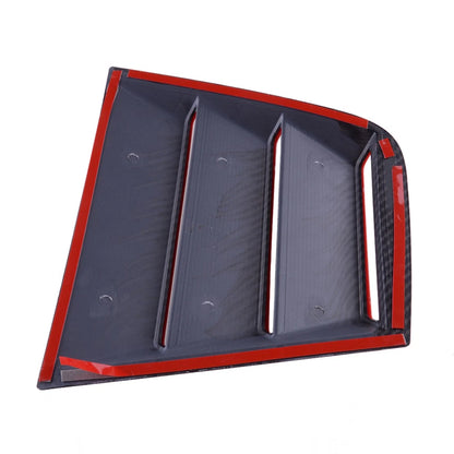 Dodge Charger Window Scoop Side Slat Carbon Fiber Style 2 x Covers (2011-2021)