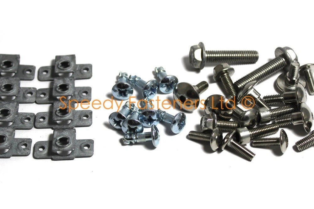 Stainless Fairing Bolt Kit with Dzus Fasteners for Honda VFR750F (1986–1987)