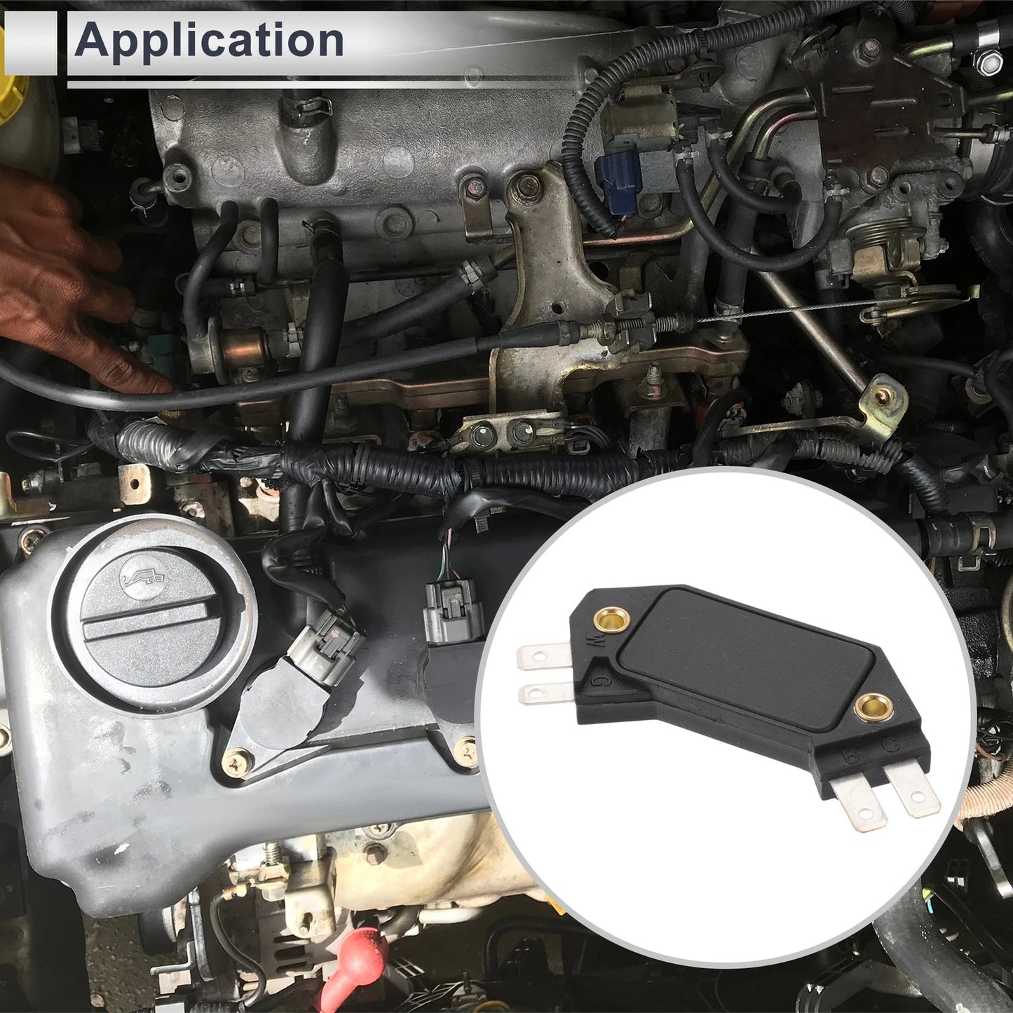 1 Pc Ignition Control Module ABS Metal for GMC Jimmy (1974-1974)