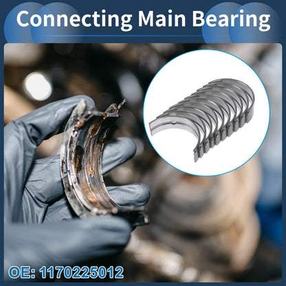 Main Bearing Set 10 Pcs for Toyota Corolla (1975–1983)
