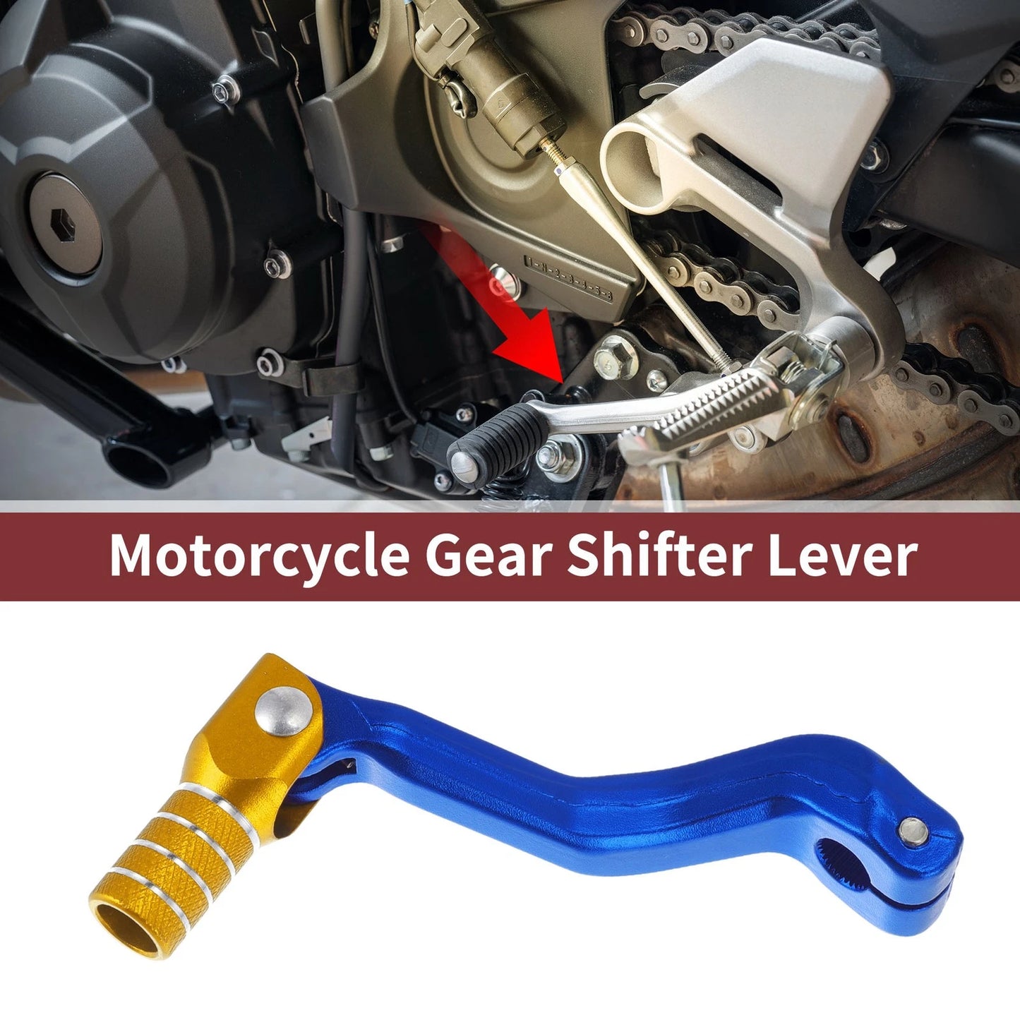 Folding Gear Shifter Lever 1Pc for Kayo T2