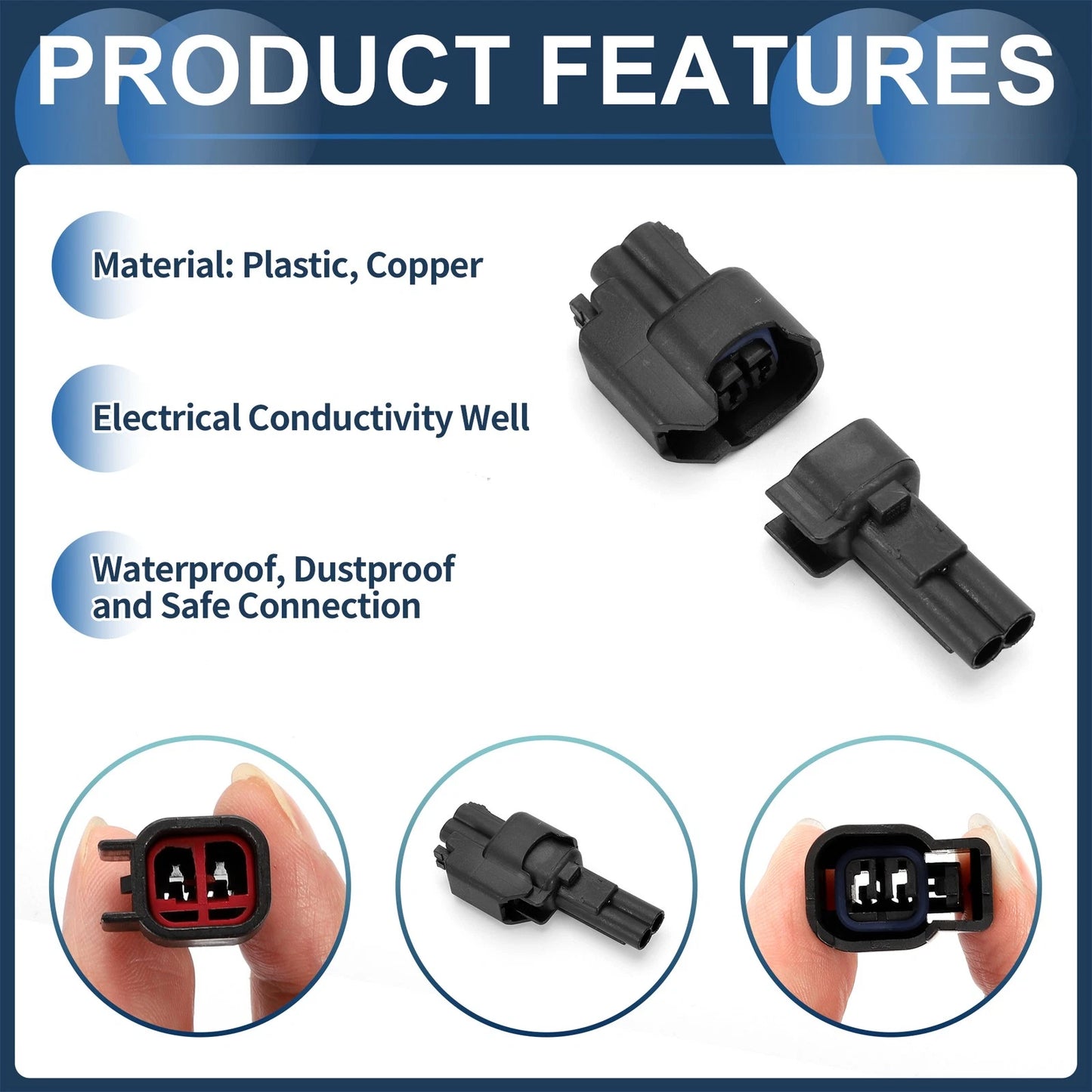 Fuel Injector Plug for Chevrolet Plastic Copper