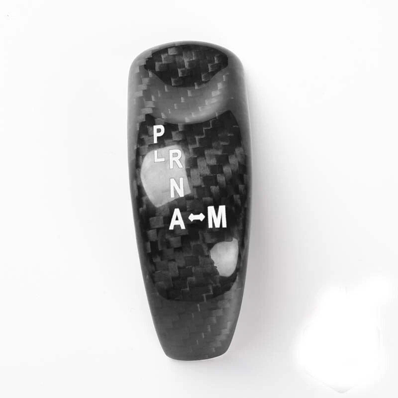 Real Carbon Fiber Gear Shifter Knob Head Cover Trim fit For Nissan GTR 2017-2022