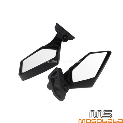 Racing Side Rear View Mirrors for Can Am Maverick X3 XRS XDS MAX UTV (2017-2019)
