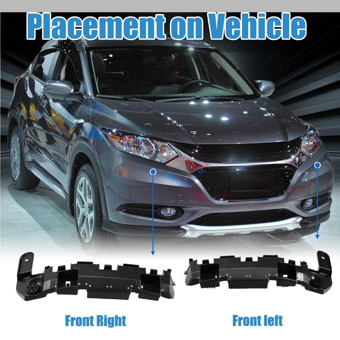 Bumper Mounting Support Brackets  for Honda HR-V (2016-2021)
