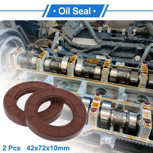Oil Seal 42x72x10mm Rotary Shaft Seal FKM Rubber 2 x