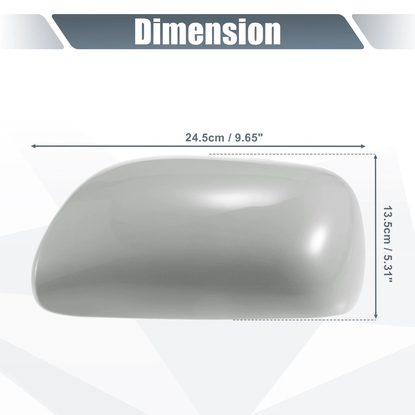 Left Side Mirror Cover Caps for Toyota Yaris (2008-2013)