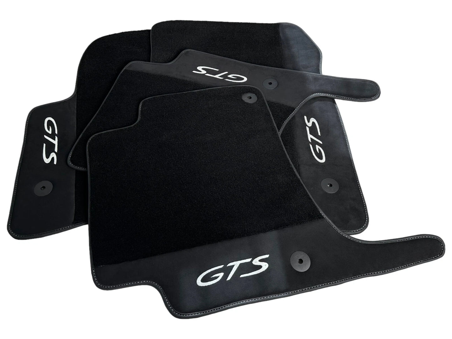 Alcantara Leather Floor Mats for Porsche Cayenne 2003-2010 (GTS)