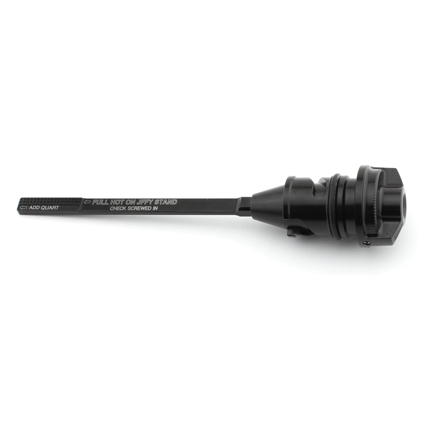 Black Oil Dipstick Fill Plug for Harley Softail (2018-2021)
