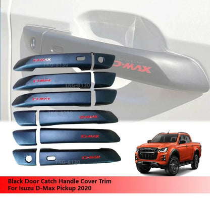Door Catch Handle Cover Trim Black for Isuzu D-Max (2020)