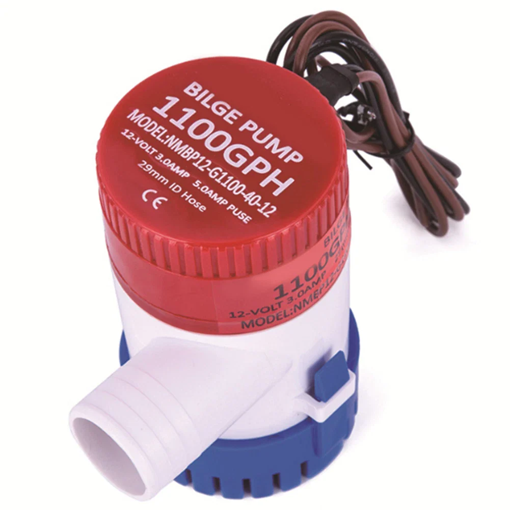 Bilge Pumps for Boats Submersible Rust Protection Stainless Steel Shaft
