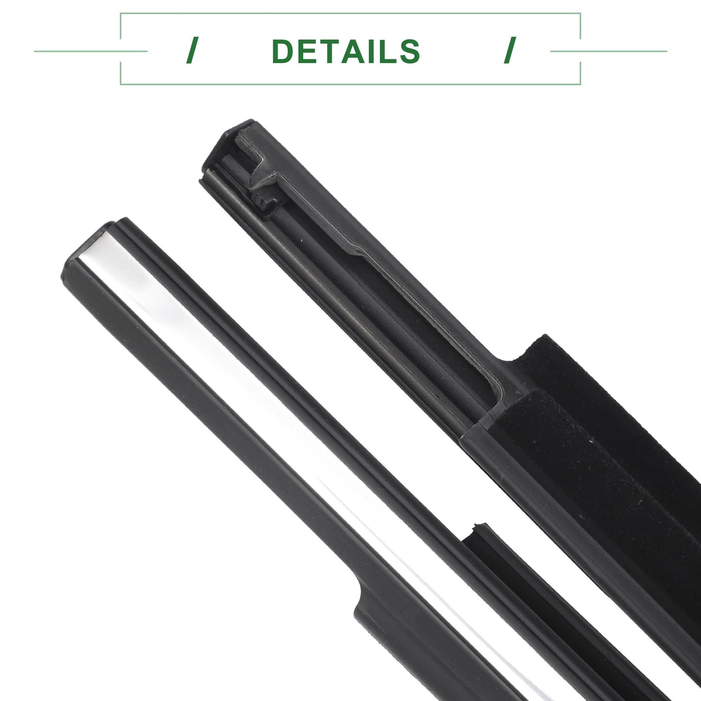Front Left Right Weatherstrip Window Seal for Toyota Corolla (2003-2008)
