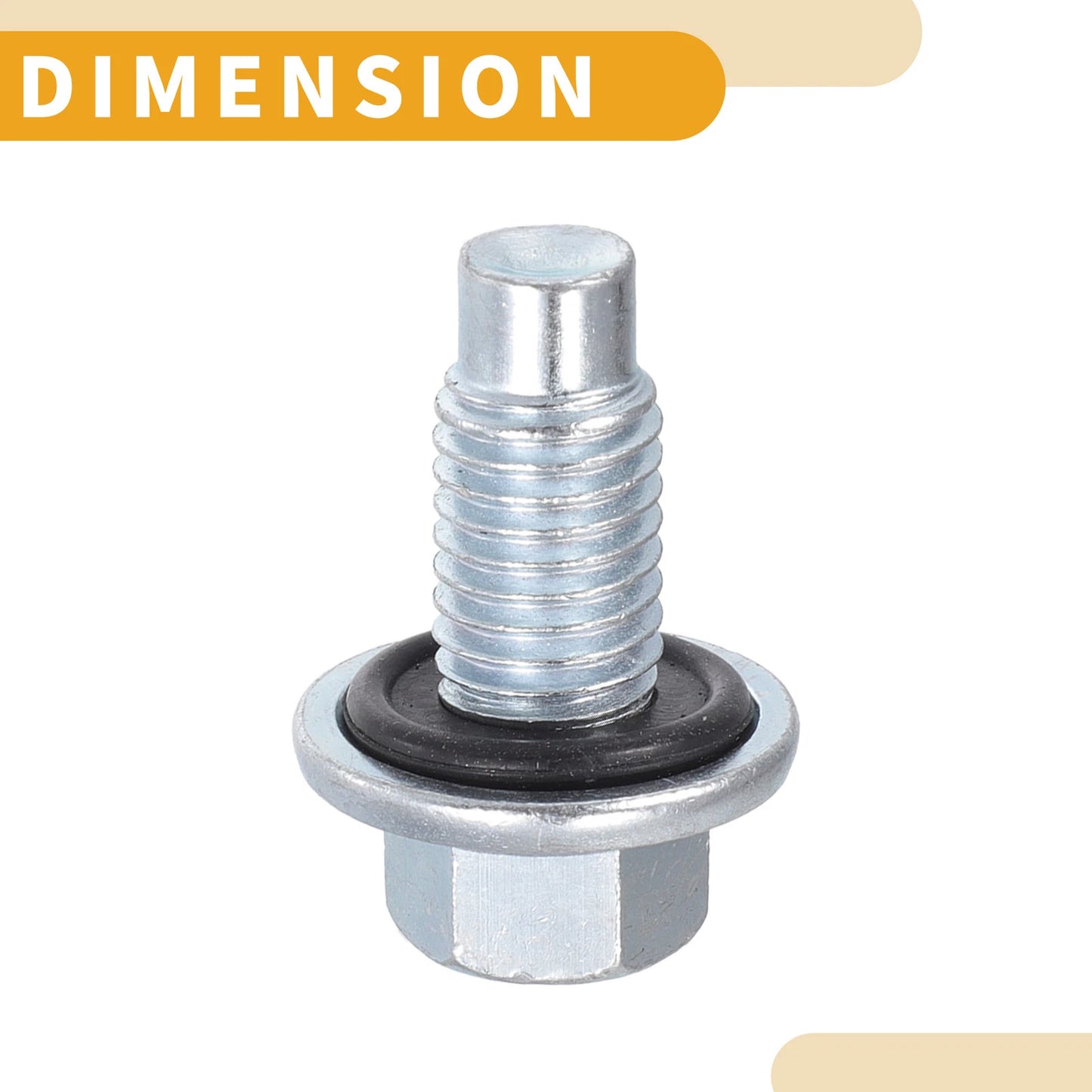 Oil Drain Plug Pan Thread Repair for Buick Metal Silver Tone 1 Pc